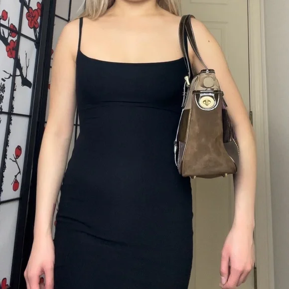 Vintage Y2K Coach Holiday Patchwork Tote Shoulder-Bag Purse - Picture 2 of 11